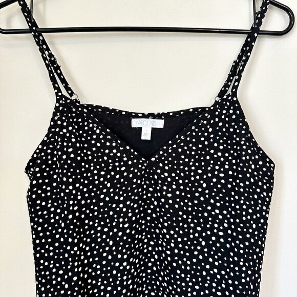 NWT Abound by Nordstrom Black Polka Dot Camisole - Size: Small - Picture 3 of 8